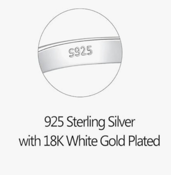 Moissanite 925 Sterling Silver Sparkle Women's Ring - Picture 3 of 3